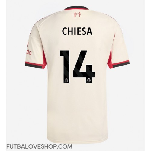 Dres Liverpool Federico Chiesa #14 Preč 2025-26 Krátky Rukáv